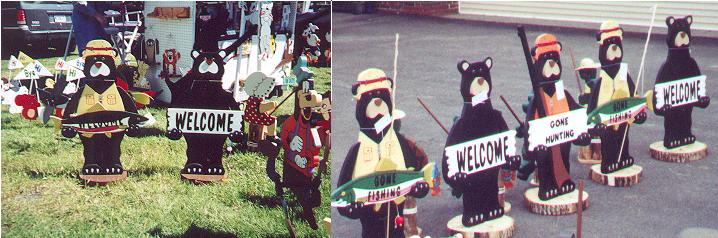 Standing Bears: Fishing, Welcome, Hunting
