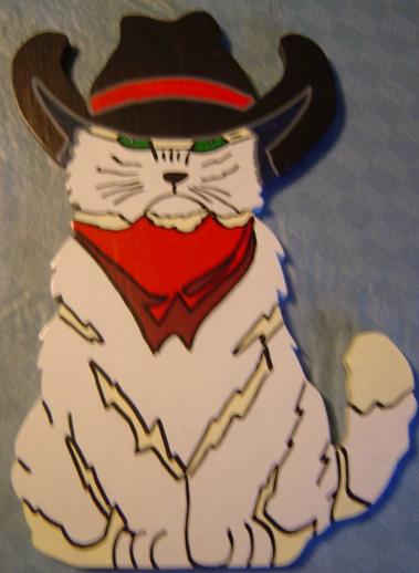 Cowboy Cat White